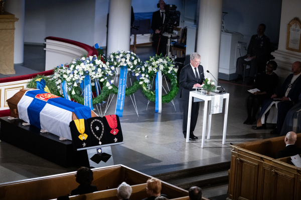 GALLERY: Former Finnish President, &lsquo;Eternal Refugee&rsquo; and Nobel Peace Prize Laureate Martti Ahtisaari Laid to Rest